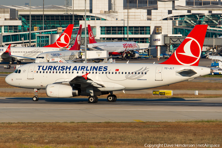 Turkish Airlines Airbus A319-132 (TC-JLT) | Photo 33443