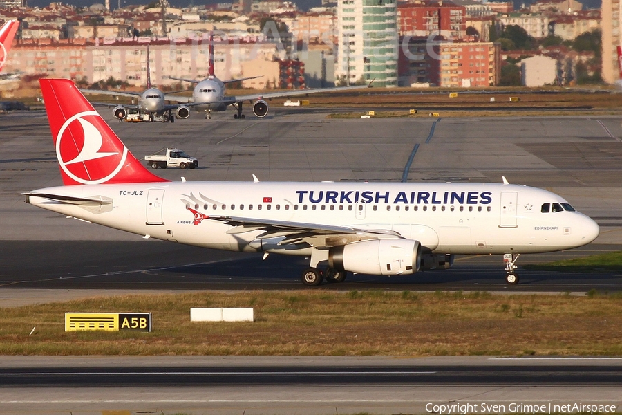 Turkish Airlines Airbus A319-132 (TC-JLZ) | Photo 271018