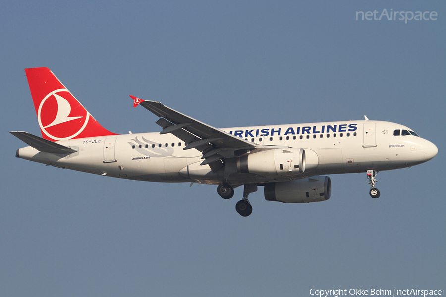 Turkish Airlines Airbus A319-132 (TC-JLZ) | Photo 43965