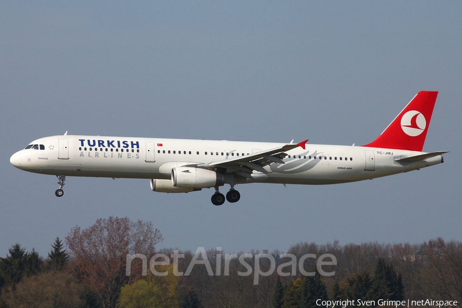 Turkish Airlines Airbus A321-232 (TC-JMJ) | Photo 17741