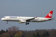 Turkish Airlines Airbus A321-232 (TC-JMJ) at  Hamburg - Fuhlsbuettel (Helmut Schmidt), Germany