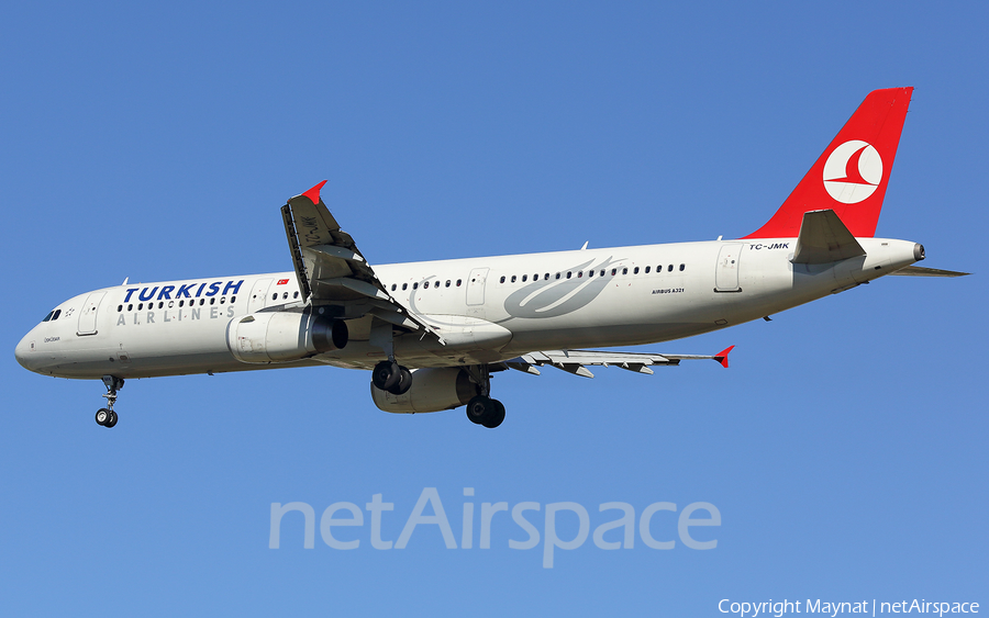 Turkish Airlines Airbus A321-232 (TC-JMK) | Photo 259959