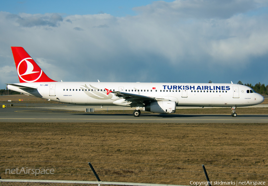 Turkish Airlines Airbus A321-232 (TC-JMK) | Photo 106172