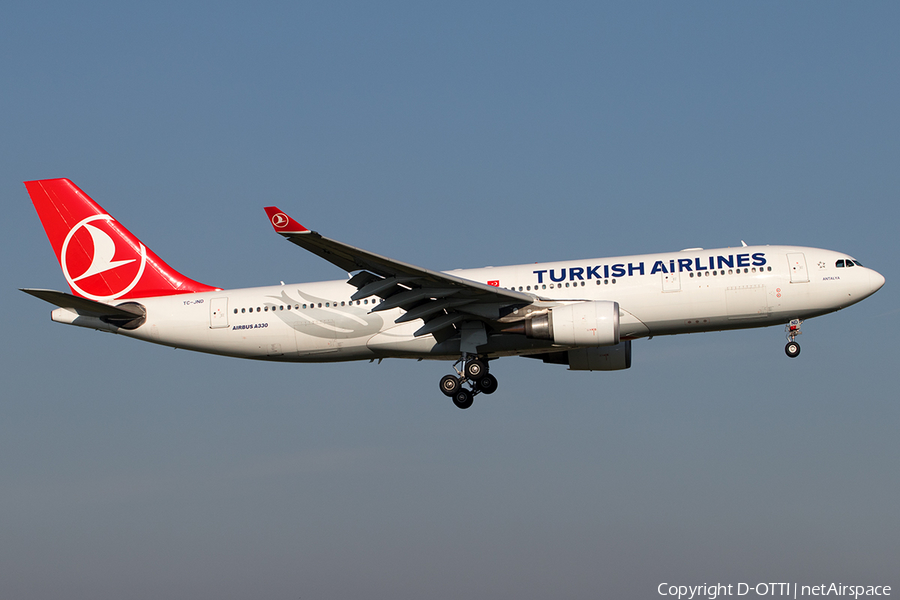 Turkish Airlines Airbus A330-203 (TC-JND) | Photo 527035