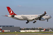 Turkish Airlines Airbus A330-343E (TC-JNO) at  Warsaw - Frederic Chopin International, Poland