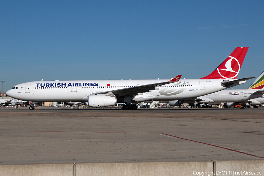 Turkish Airlines Airbus A330-343E (TC-JNO) | Photo 375376