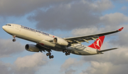 Turkish Airlines Airbus A330-343E (TC-JNR) at  London - Heathrow, United Kingdom