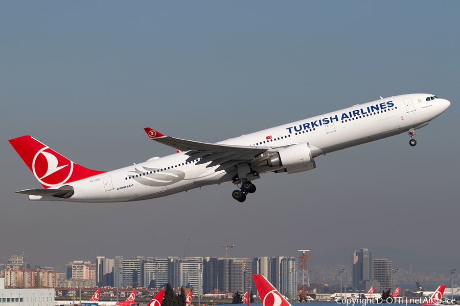 Turkish Airlines Airbus A330-303 (TC-JOA) | Photo 309688