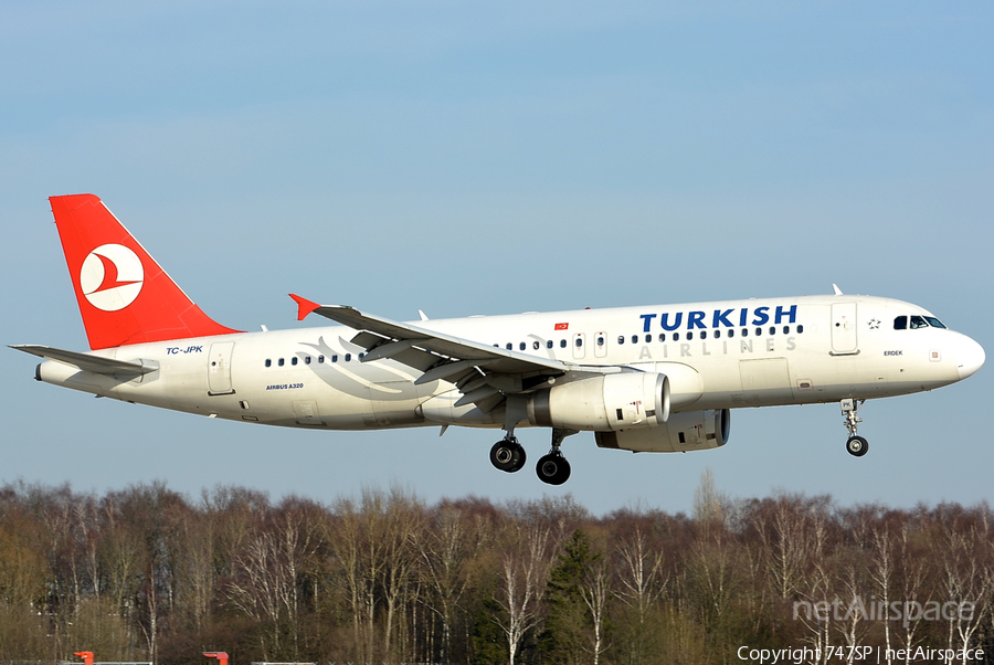 Turkish Airlines Airbus A320-232 (TC-JPK) | Photo 46795