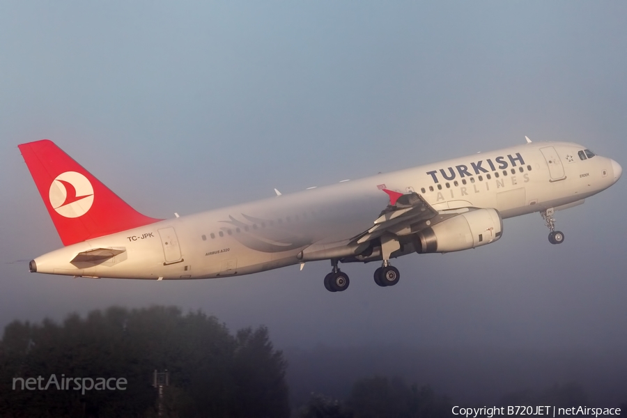 Turkish Airlines Airbus A320-232 (TC-JPK) | Photo 55381