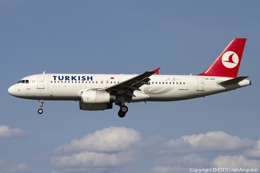 Turkish Airlines Airbus A320-232 (TC-JPK) | Photo 413604