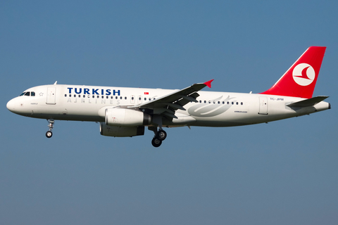 Turkish Airlines Airbus A320-232 (TC-JPM) at  Brussels - International, Belgium