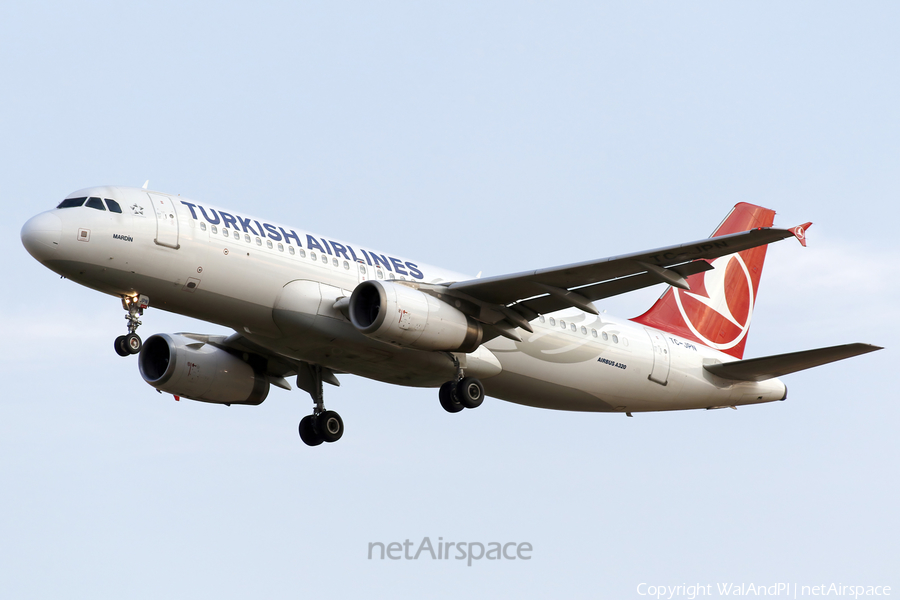 Turkish Airlines Airbus A320-232 (TC-JPN) | Photo 522644