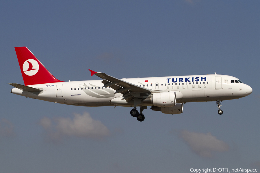 Turkish Airlines Airbus A320-214 (TC-JPV) | Photo 316910