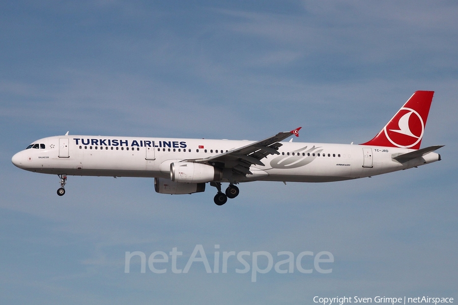Turkish Airlines Airbus A321-231 (TC-JRD) | Photo 170139