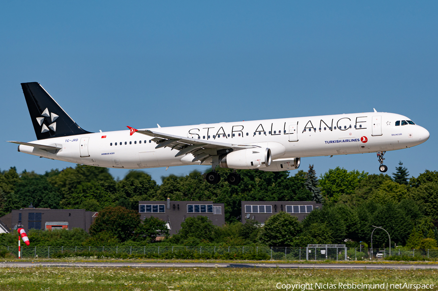 Turkish Airlines Airbus A321-231 (TC-JRD) | Photo 458779