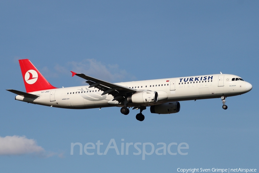 Turkish Airlines Airbus A321-231 (TC-JRD) | Photo 477677
