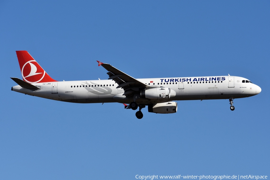 Turkish Airlines Airbus A321-231 (TC-JRE) | Photo 469977