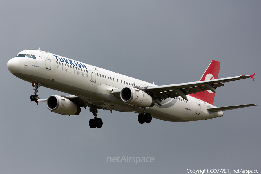 Turkish Airlines Airbus A321-231 (TC-JRE) | Photo 289656