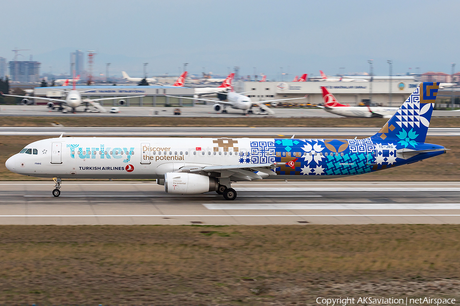 Turkish Airlines Airbus A321-231 (TC-JRG) | Photo 216987