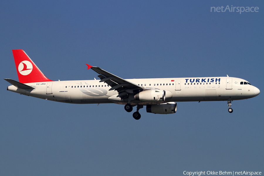 Turkish Airlines Airbus A321-231 (TC-JRG) | Photo 44052