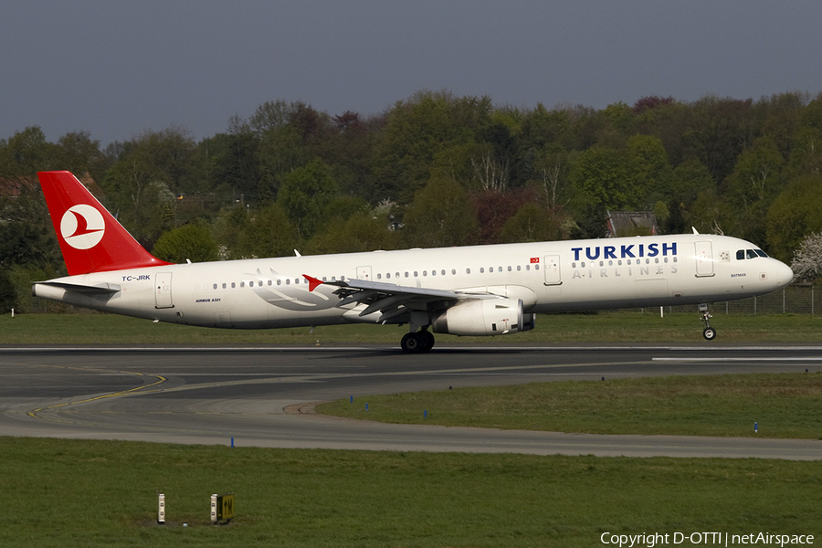 Turkish Airlines Airbus A321-231 (TC-JRK) | Photo 273872