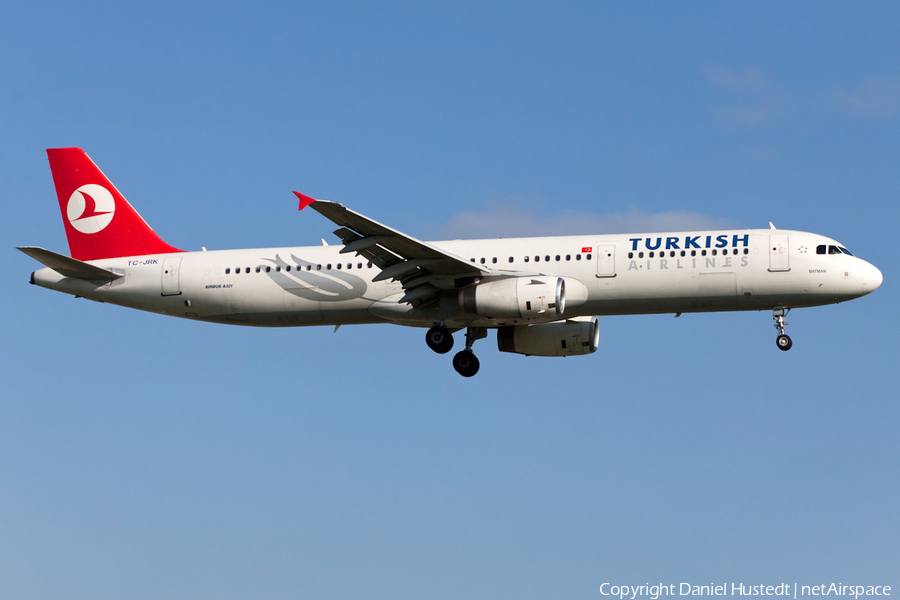 Turkish Airlines Airbus A321-231 (TC-JRK) | Photo 517414