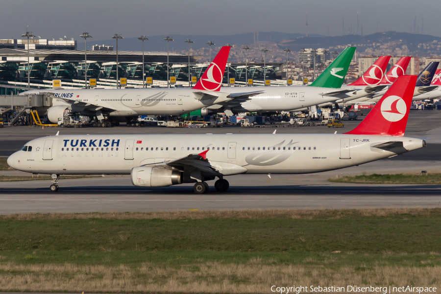 Turkish Airlines Airbus A321-231 (TC-JRK) | Photo 265853