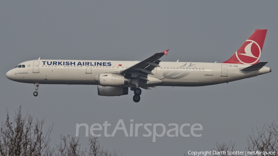 Turkish Airlines Airbus A321-231 (TC-JSA) | Photo 227851