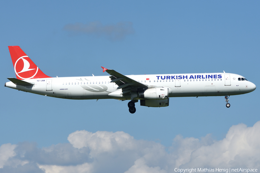 Turkish Airlines Airbus A321-231 (TC-JSB) | Photo 588910