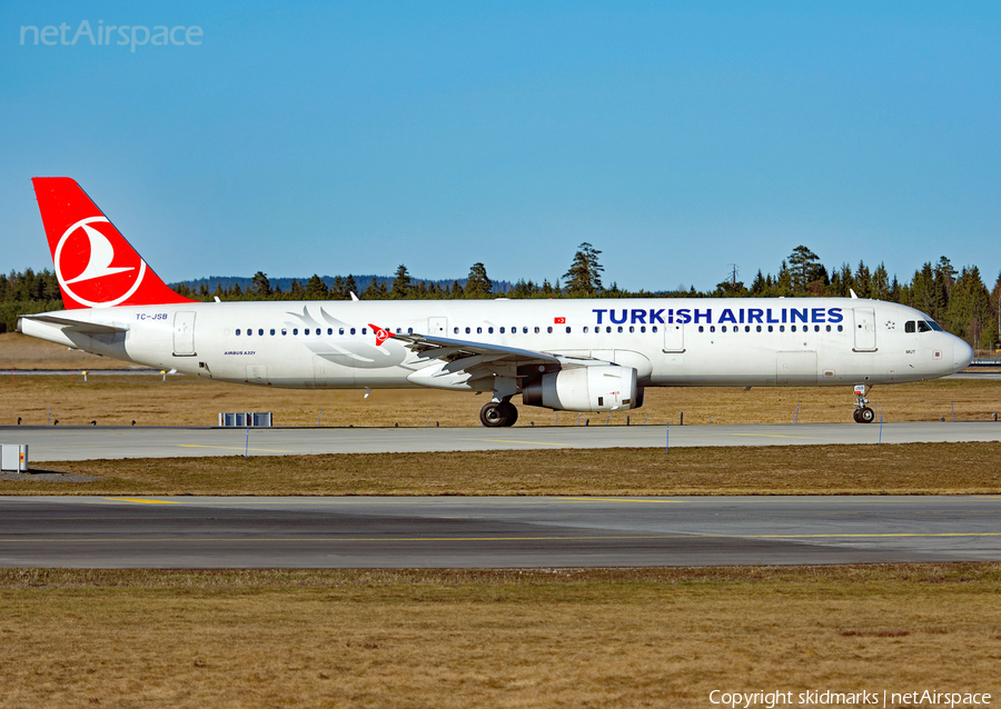 Turkish Airlines Airbus A321-231 (TC-JSB) | Photo 159964