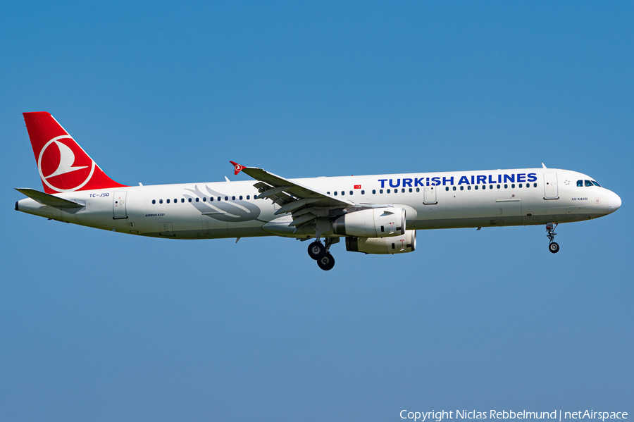 Turkish Airlines Airbus A321-231 (TC-JSD) | Photo 454866