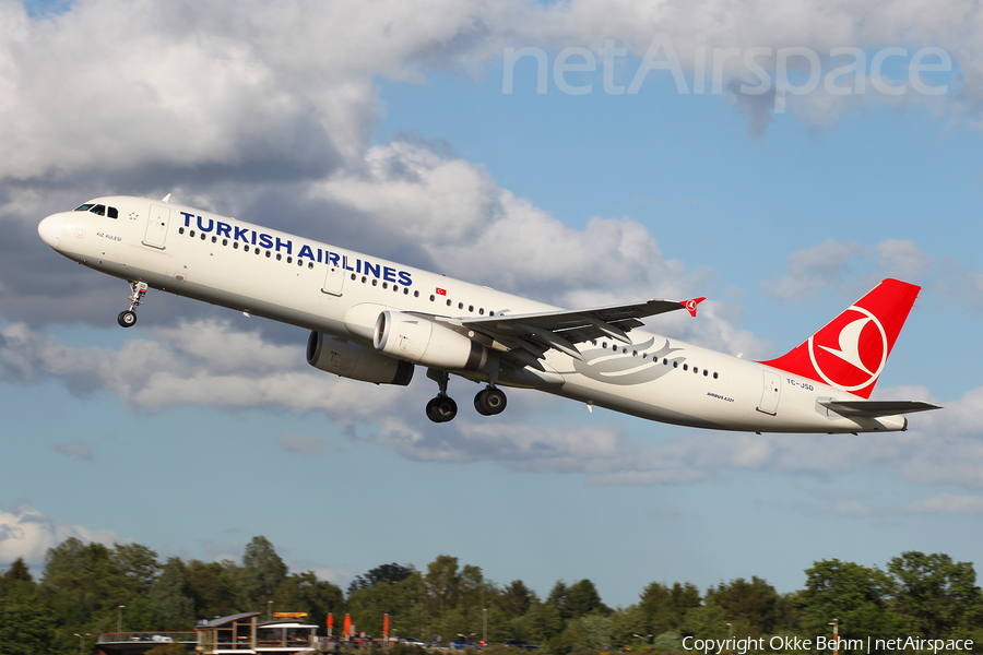 Turkish Airlines Airbus A321-231 (TC-JSD) | Photo 77951