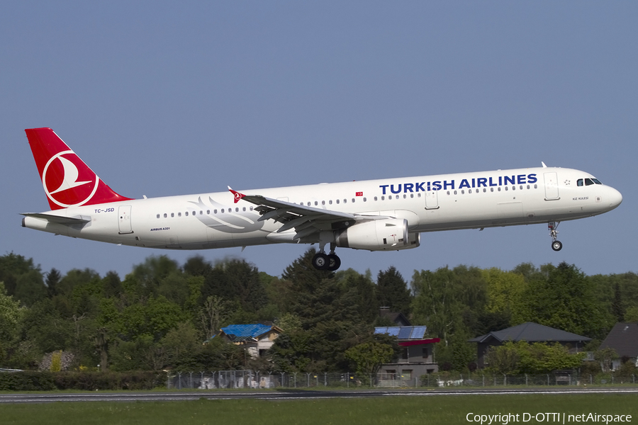 Turkish Airlines Airbus A321-231 (TC-JSD) | Photo 436428