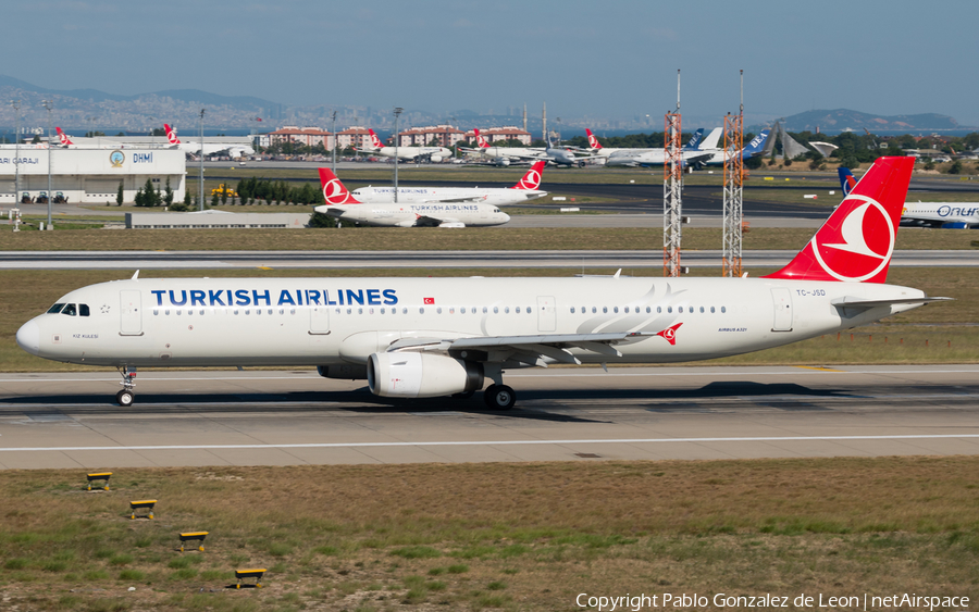 Turkish Airlines Airbus A321-231 (TC-JSD) | Photo 334253