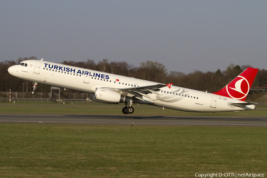 Turkish Airlines Airbus A321-231 (TC-JSE) | Photo 405800