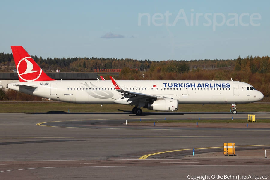 Turkish Airlines Airbus A321-231 (TC-JSF) | Photo 92450