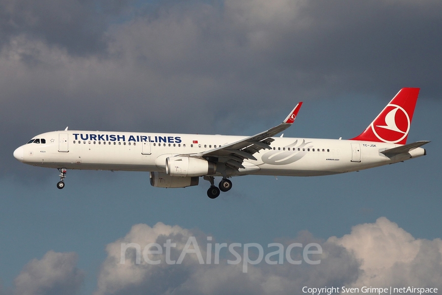 Turkish Airlines Airbus A321-231 (TC-JSK) | Photo 170084