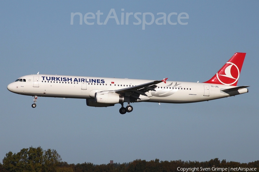 Turkish Airlines Airbus A321-231 (TC-JSL) | Photo 33124