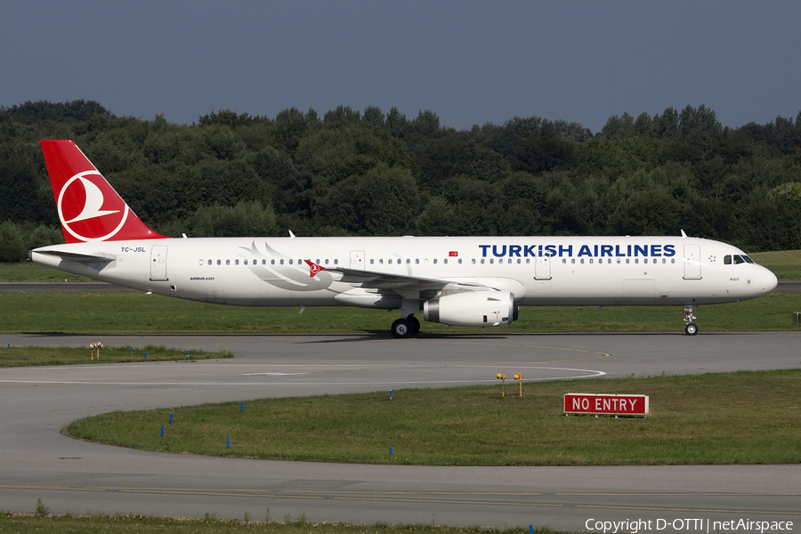 Turkish Airlines Airbus A321-231 (TC-JSL) | Photo 416172