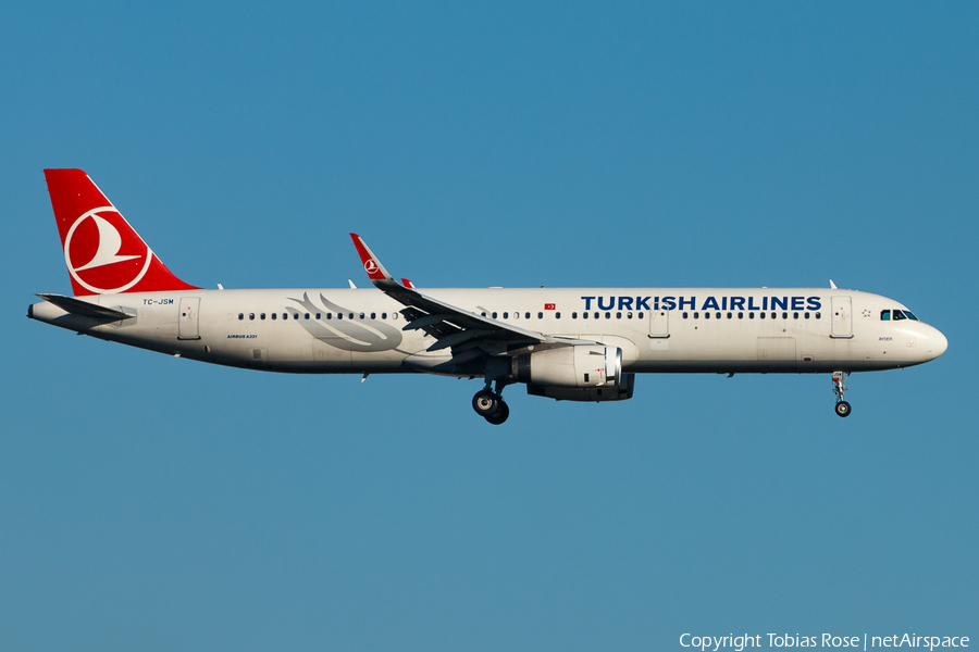 Turkish Airlines Airbus A321-231 (TC-JSM) | Photo 310030