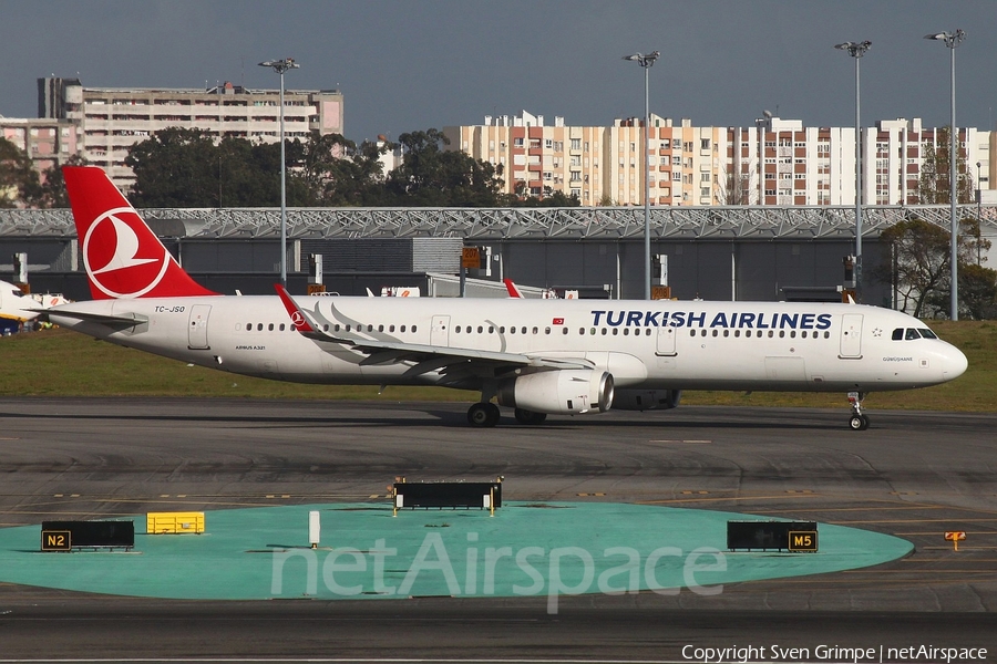 Turkish Airlines Airbus A321-231 (TC-JSO) | Photo 314131