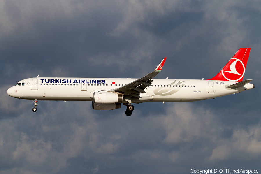 Turkish Airlines Airbus A321-231 (TC-JSU) | Photo 513494