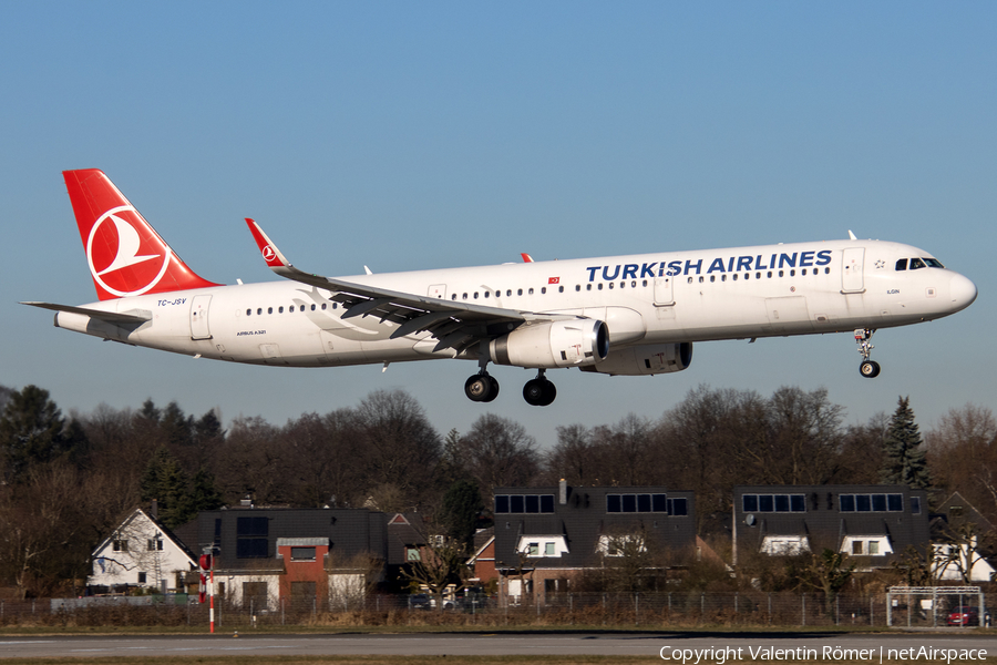 Turkish Airlines Airbus A321-231 (TC-JSV) | Photo 498253