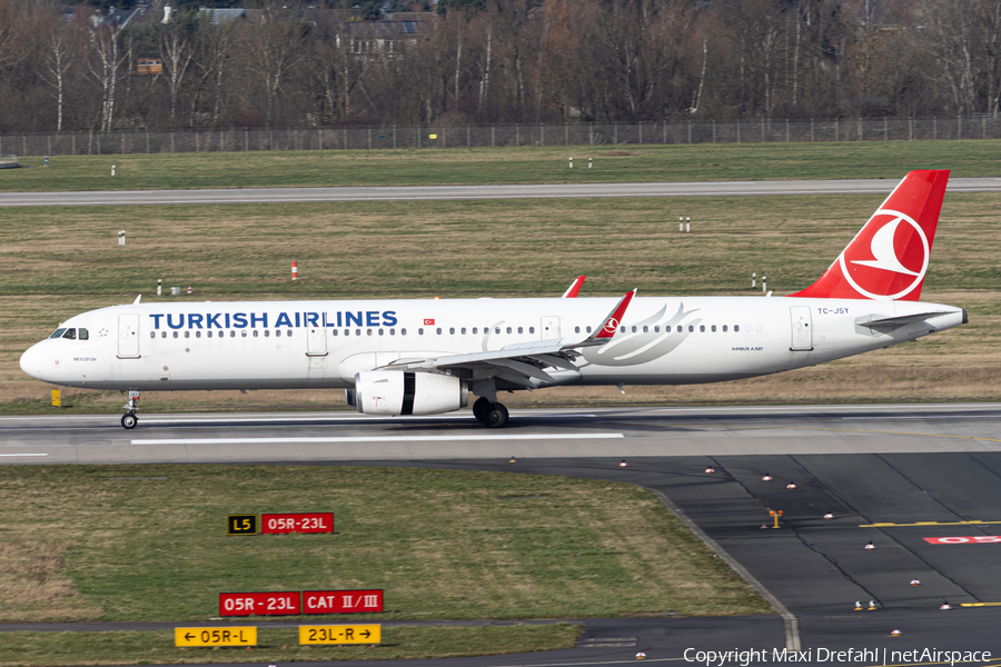 Turkish Airlines Airbus A321-231 (TC-JSY) | Photo 494571