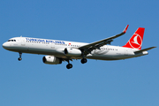 Turkish Airlines Airbus A321-231 (TC-JSY) at  London - Heathrow, United Kingdom