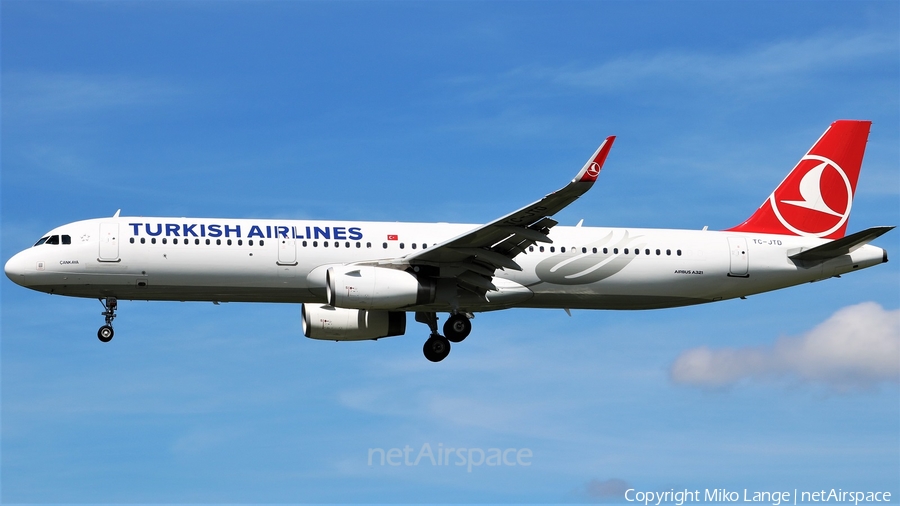 Turkish Airlines Airbus A321-231 (TC-JTD) | Photo 182911