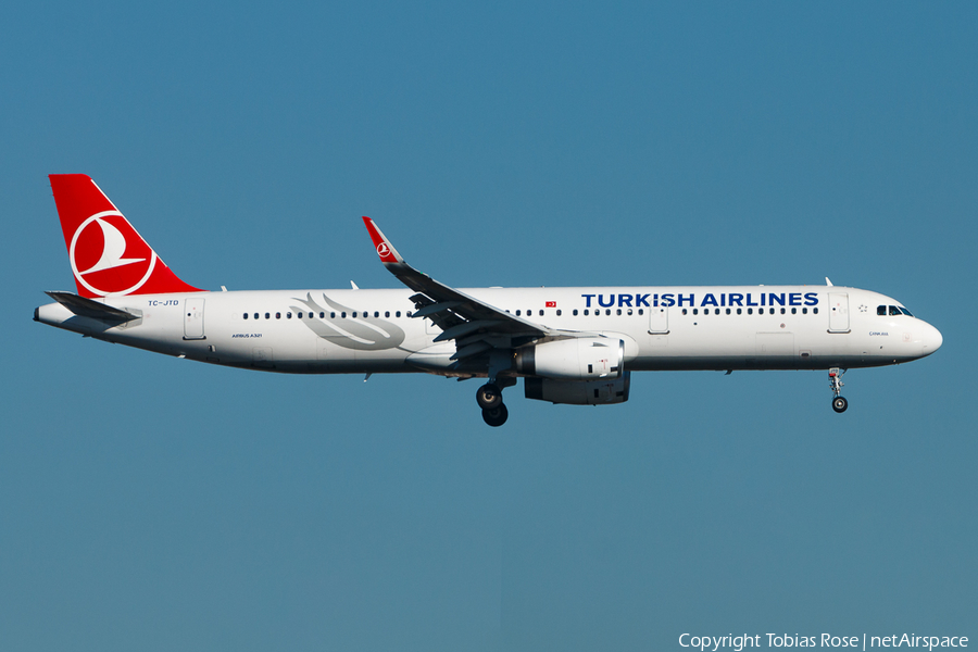 Turkish Airlines Airbus A321-231 (TC-JTD) | Photo 310246