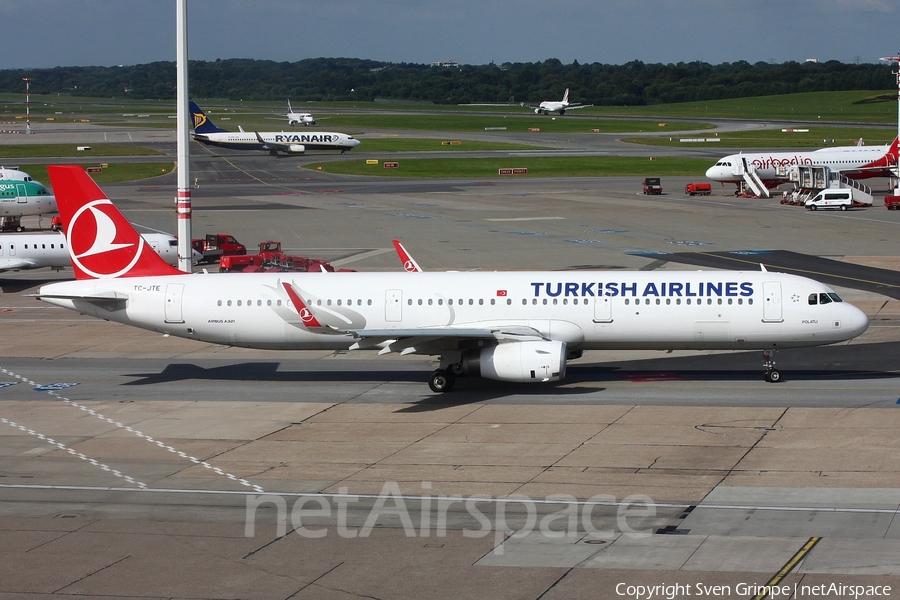 Turkish Airlines Airbus A321-231 (TC-JTE) | Photo 116900