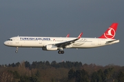 Turkish Airlines Airbus A321-231 (TC-JTF) at  Hamburg - Fuhlsbuettel (Helmut Schmidt), Germany
